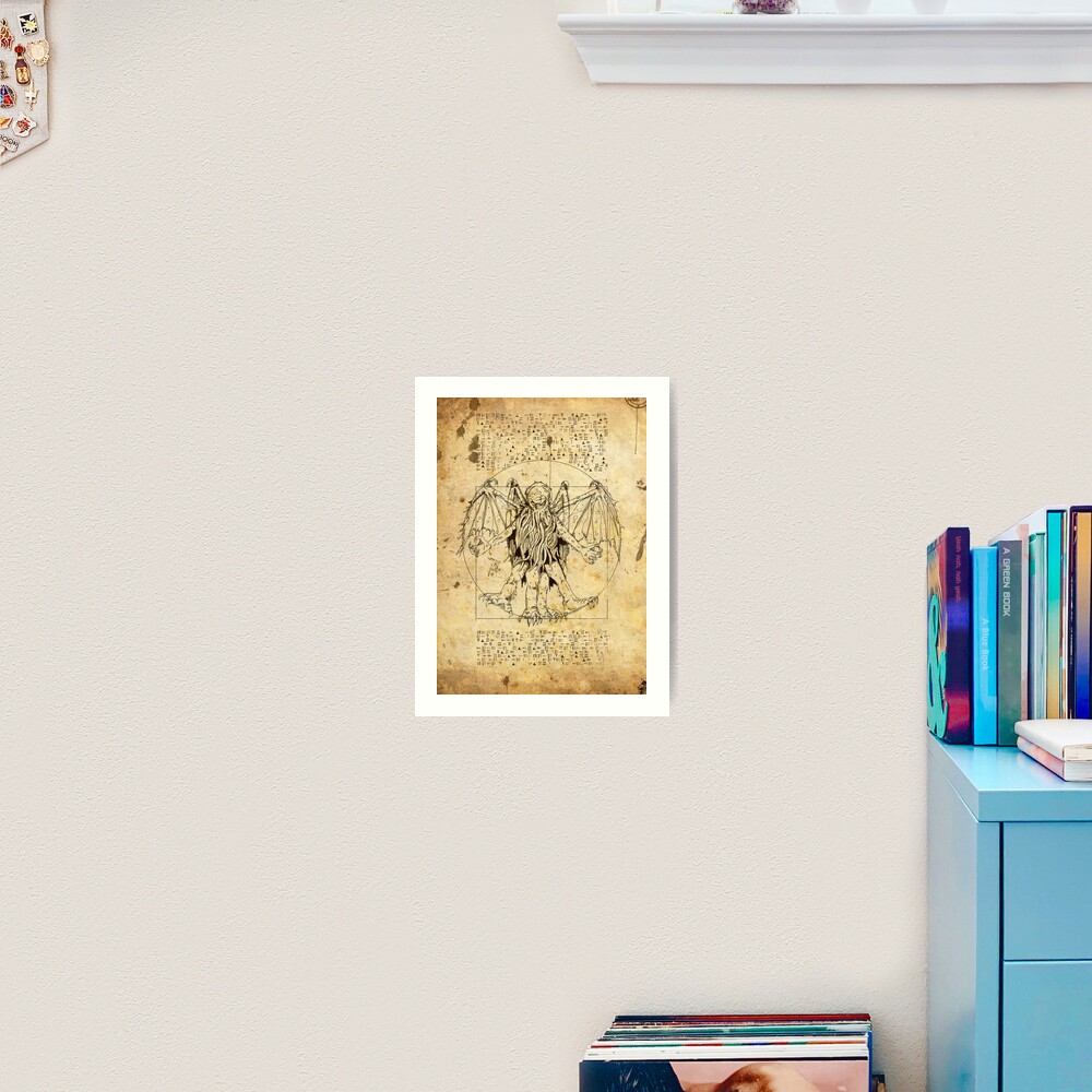 Cthulhu Vitruvian Art Print