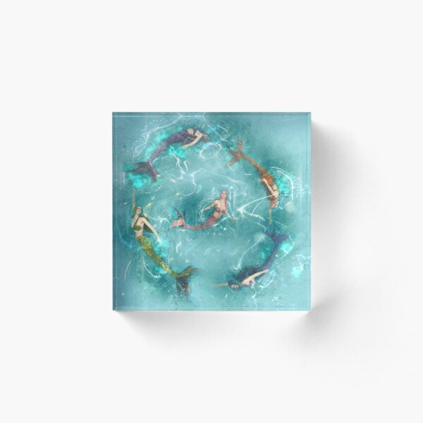 Sychronized Swimming Acrylic Block