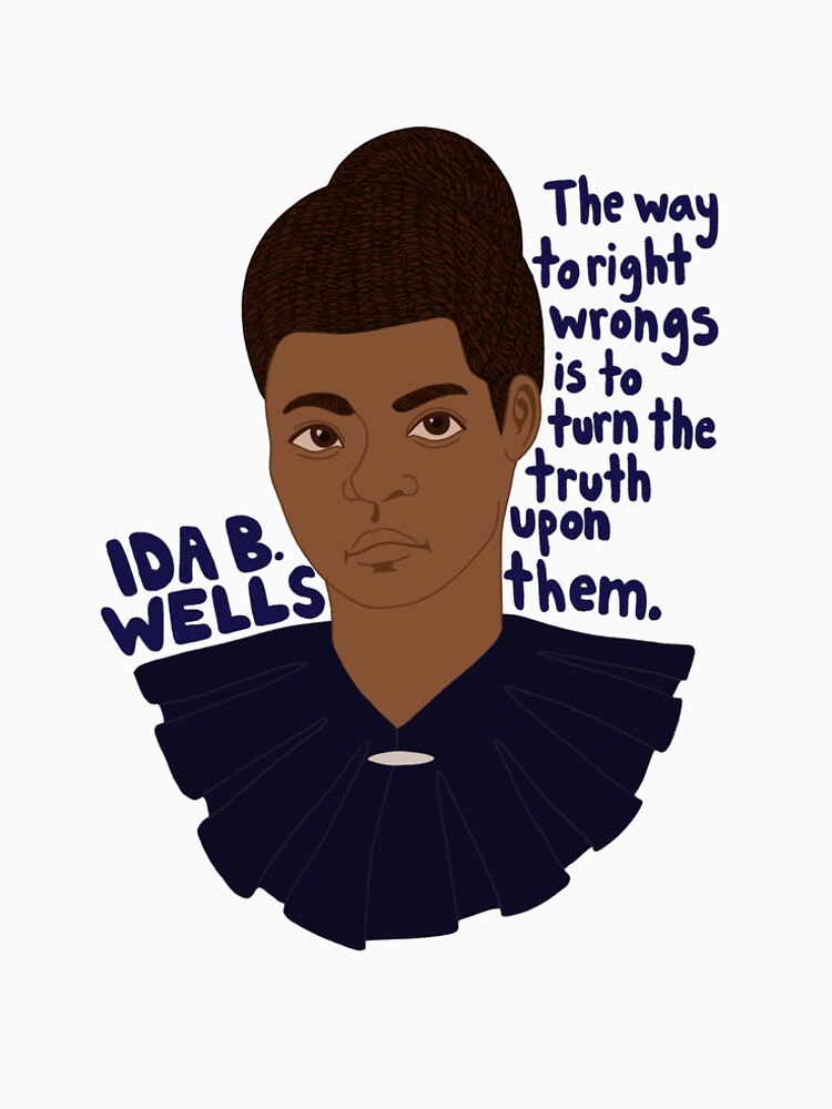 Imagen 6 de 6, Camiseta premium con la obra Ida B. Wells - La manera de corregir los errores es aplicarles la verdad, diseñada y vendida por paumolaco.