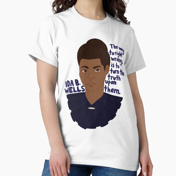 Vista previa del artículo con la obra «Ida B. Wells - La manera de corregir los errores es aplicarles la verdad», diseñado y vendido por paumolaco.