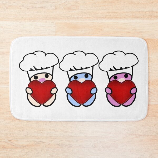Item preview, Three Chibis (Chefs) designed and sold by Carbon-Fibre Media.