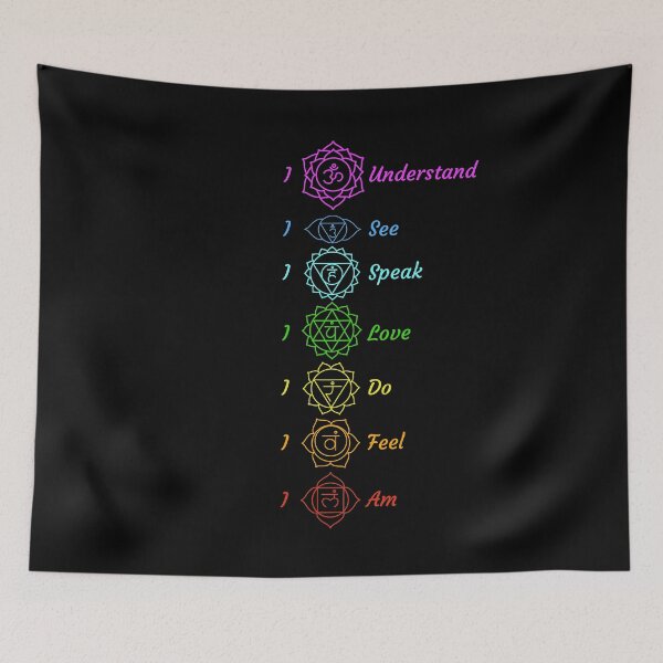 Item preview, Whispering Chakra-yoga meditation mantra design designed and sold by goodguy53.