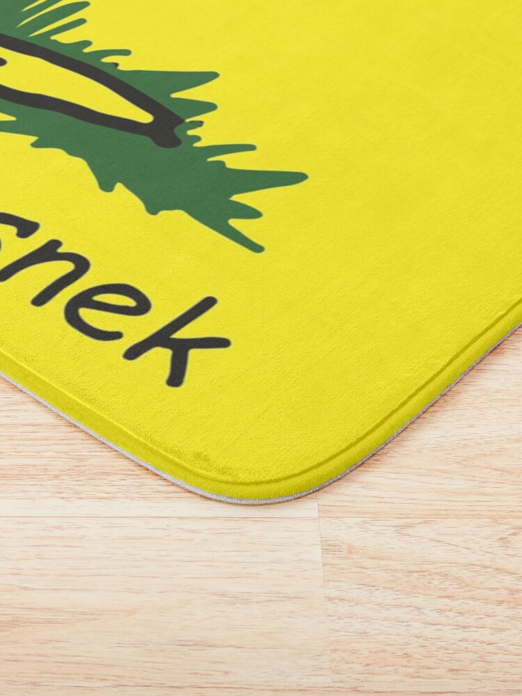 Alternate view of no step on snek Bath Mat