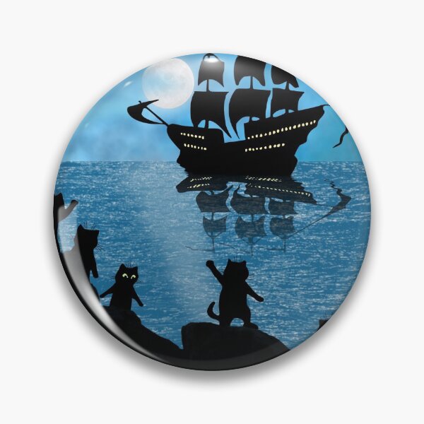 Item preview, Ship Send Off with Louis Wains Cats designed and sold by karwilberevivalcollection.