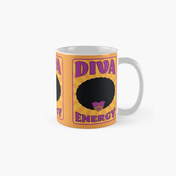 Vista previa del artículo con la obra «Retro Diva Energy», diseñado y vendido por StudioUnrefined.