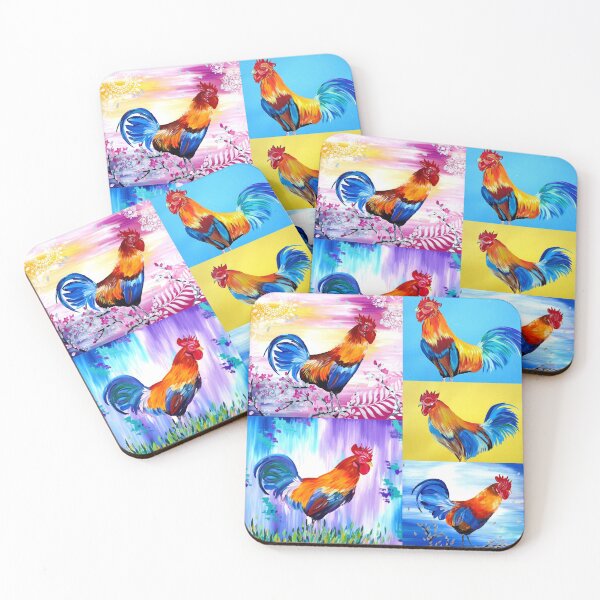 Item preview, Roosters , a happy montage designed and sold by cathyartist.