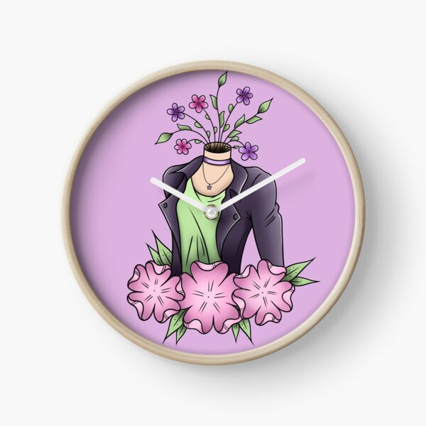 Flower Head Clock