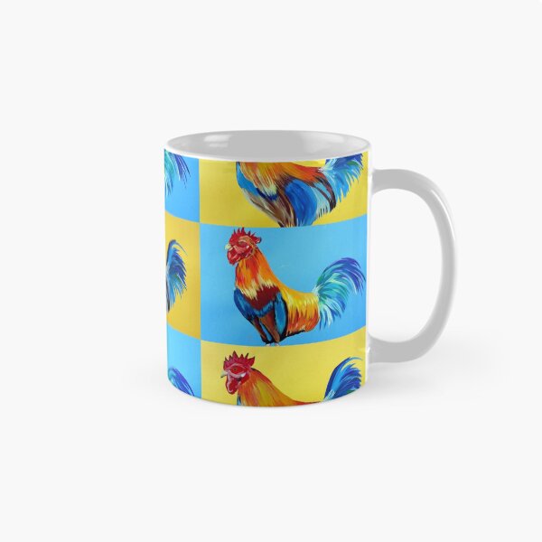 Item preview, Rooster prints with bright colours designed and sold by CateJacobs.