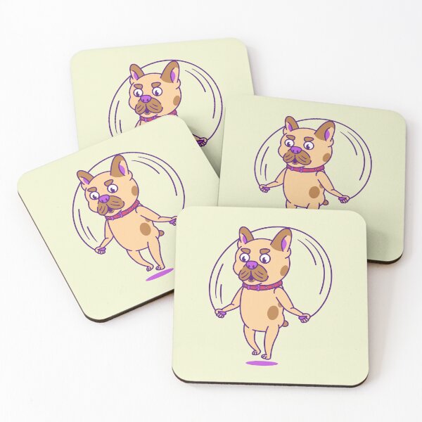 Item preview, French Bulldog jump roping designed and sold by DoggoGym.
