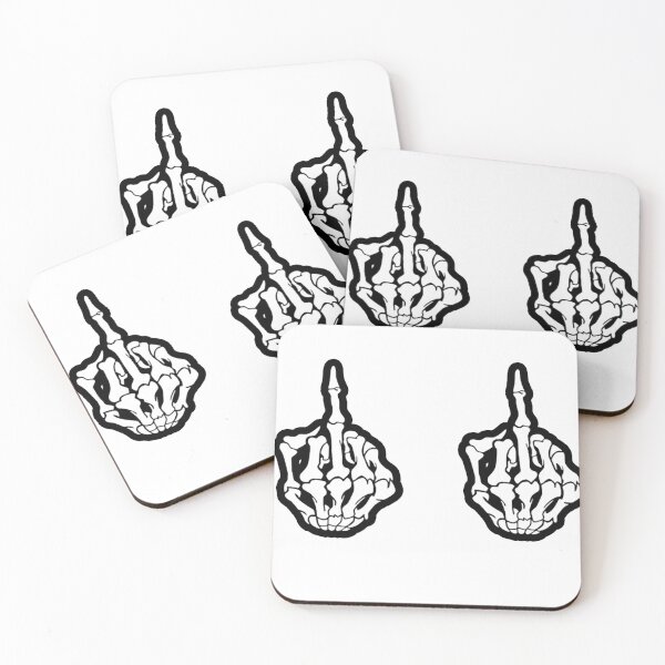 Item preview, Skeleton Middle Fingers  designed and sold by unionpride.