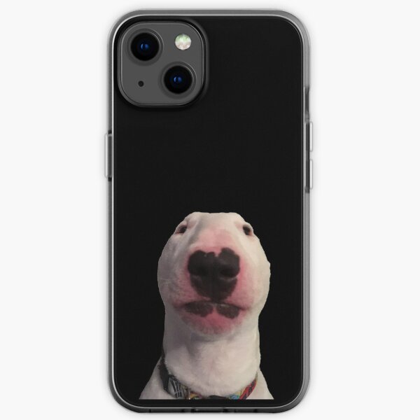 @PupperNelson: Photo Meme Face (Dark Background) iPhone Soft Case