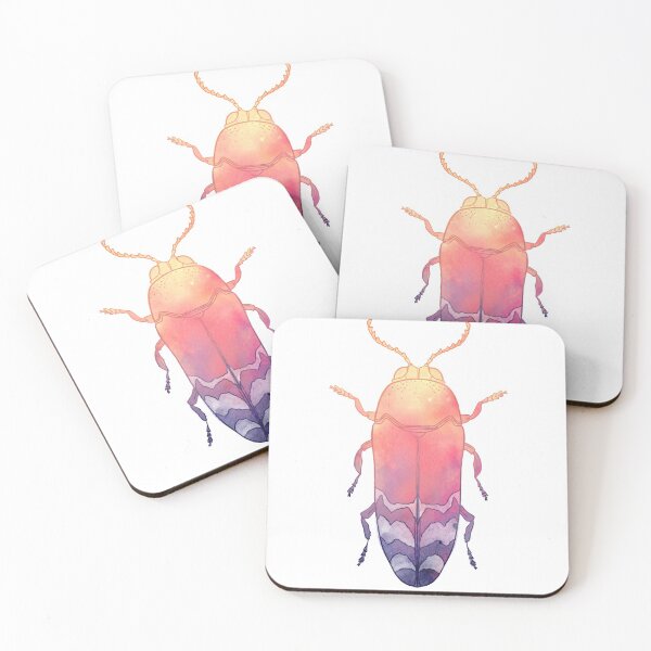 Item preview, Galaxy Beetle Watercolor designed and sold by famorack.
