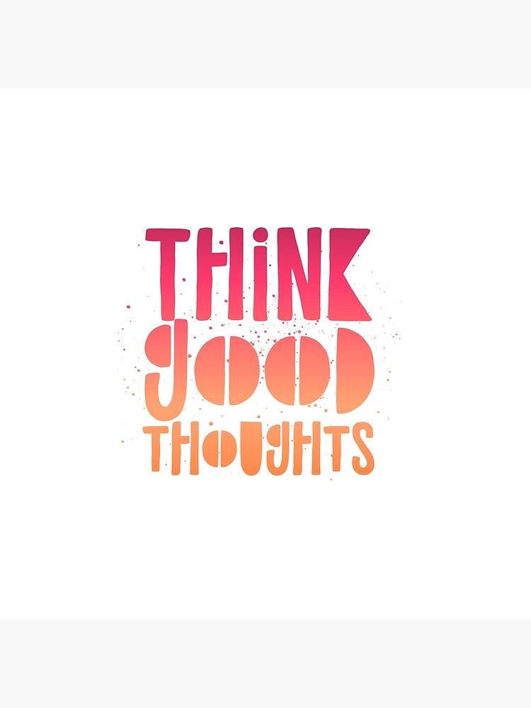 GOOD THOUGHTS" Art Board Sale by ThingFinder | Redbubble