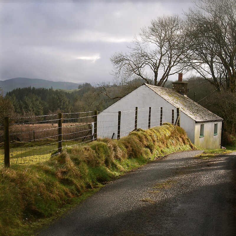 "Cottage Devil's Bridge, Wales" by Robert Baker Redbubble