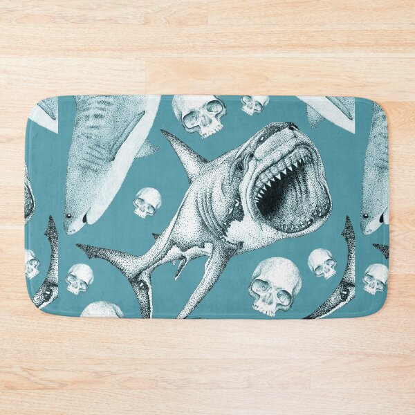 Item preview, Sharks and Skulls designed and sold by Flower Magic .