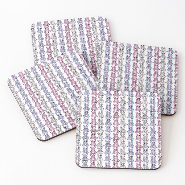 Item preview, Three Chibis with Chibitos (Sitting)  designed and sold by Carbon-Fibre Media.