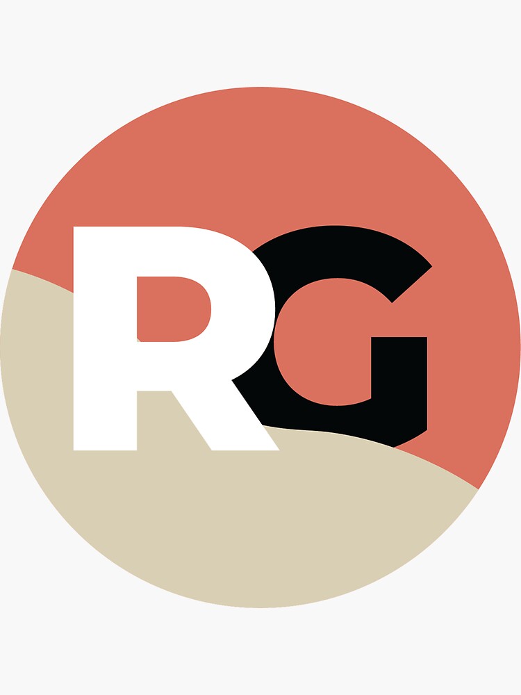 "RG Sticker" Sticker for Sale by trevorrapp Redbubble