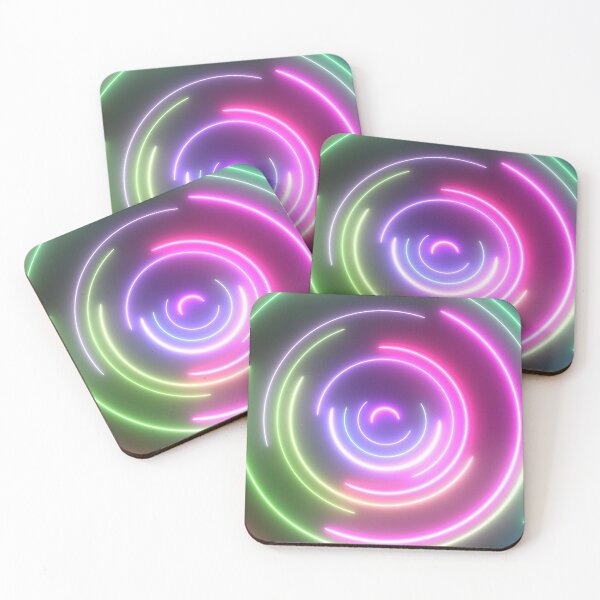 Item preview, Neon Circle Ring Halo Loops Glow Bright Colors and Spin Slowly designed and sold by IncrediVFX.