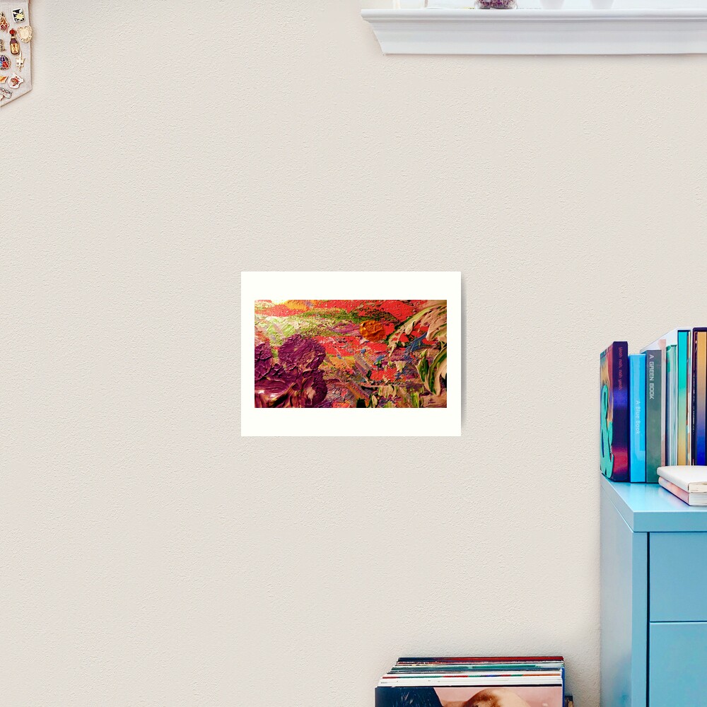 Purple Iris from Kelley's Jardin Art Print