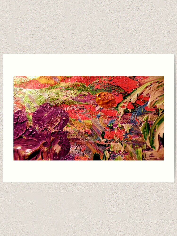 Alternate view of Purple Iris from Kelley's Jardin Art Print