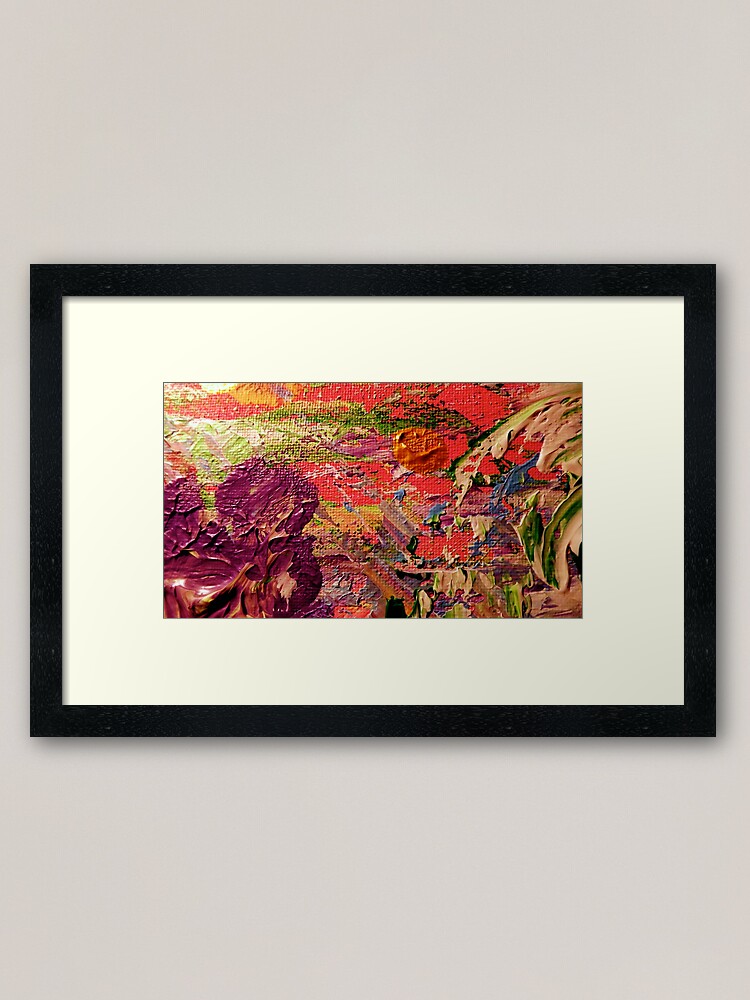 Alternate view of Purple Iris from Kelley's Jardin Framed Art Print