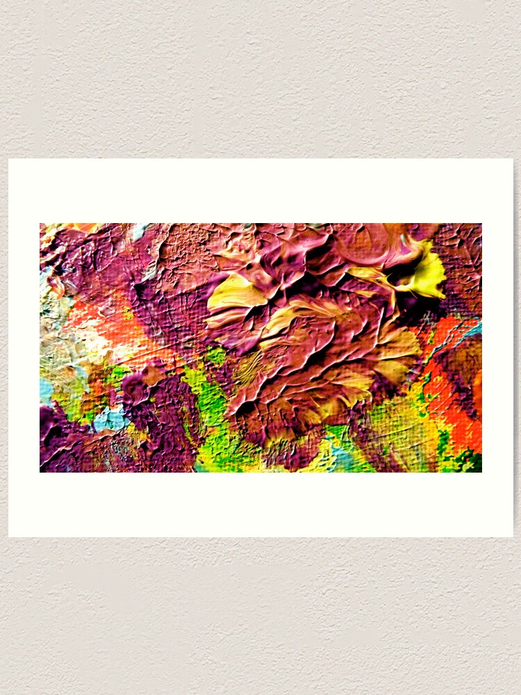 Alternate view of Windswept Flowers from Kelley's Jardin Art Print