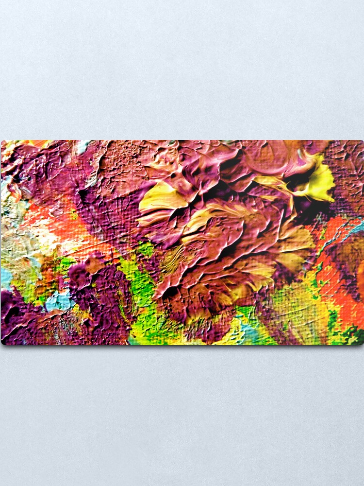 Alternate view of Windswept Flowers from Kelley's Jardin Metal Print