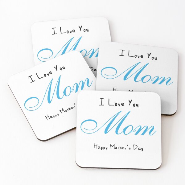 Item preview, I LOVE YOU MOM HAPPY MOTHER'S DAY: mother's day gift idea, ideas to give to mother in birthday or any other event  designed and sold by Edgy DESIGNS.
