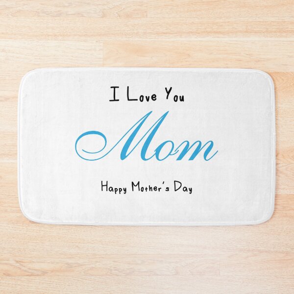 Item preview, I LOVE YOU MOM HAPPY MOTHER'S DAY: mother's day gift idea, ideas to give to mother in birthday or any other event  designed and sold by Edgy DESIGNS.