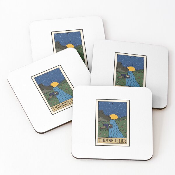 Item preview, Thin White Lies Tarot Card designed and sold by moddleoddle.