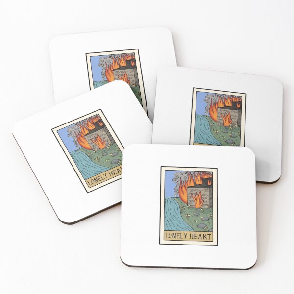Item preview, Lonely Heart Tarot Card designed and sold by moddleoddle.