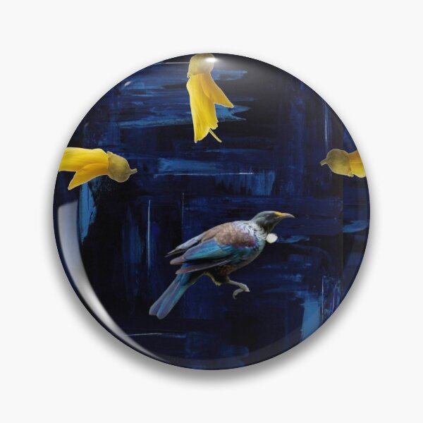 Item preview, Tui Bird and Kowhai Flower Design designed and sold by BhARTi Taylor.