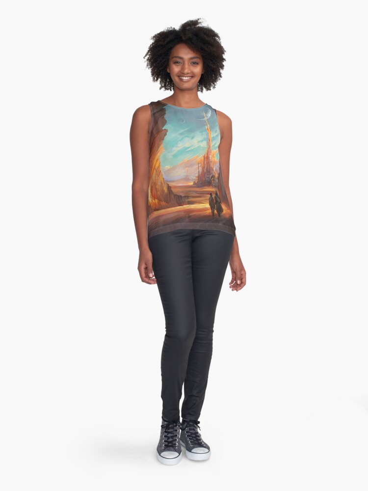 Alternate view of Child of Wrath Cover Sleeveless Top