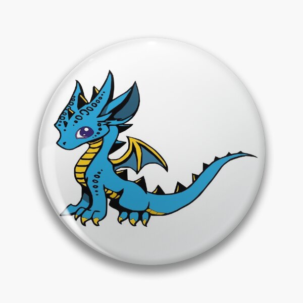 Item preview, Blue dragon - Diin Dovah designed and sold by DragonWorks Art Prints.