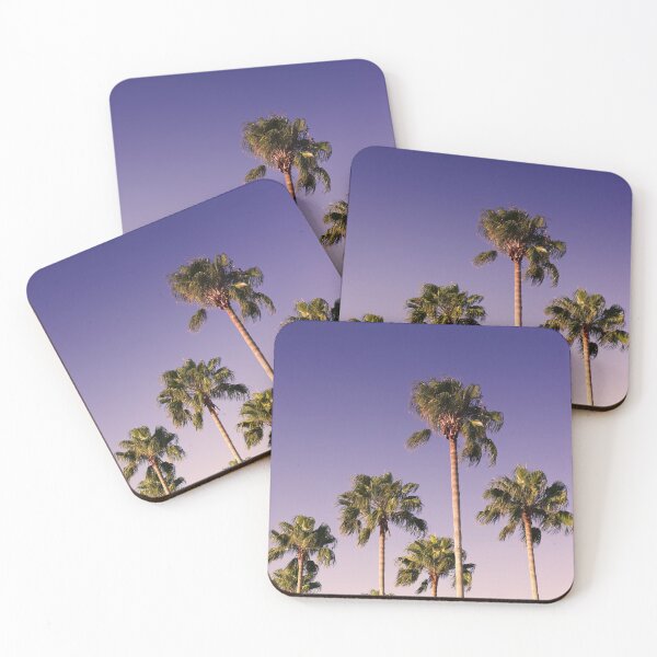 Artikelvorschau, California palm trees under a purple gradient sky entworfen und verkauft von kwizel.