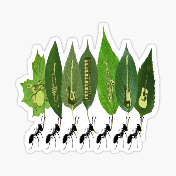 Ants Marching Sticker