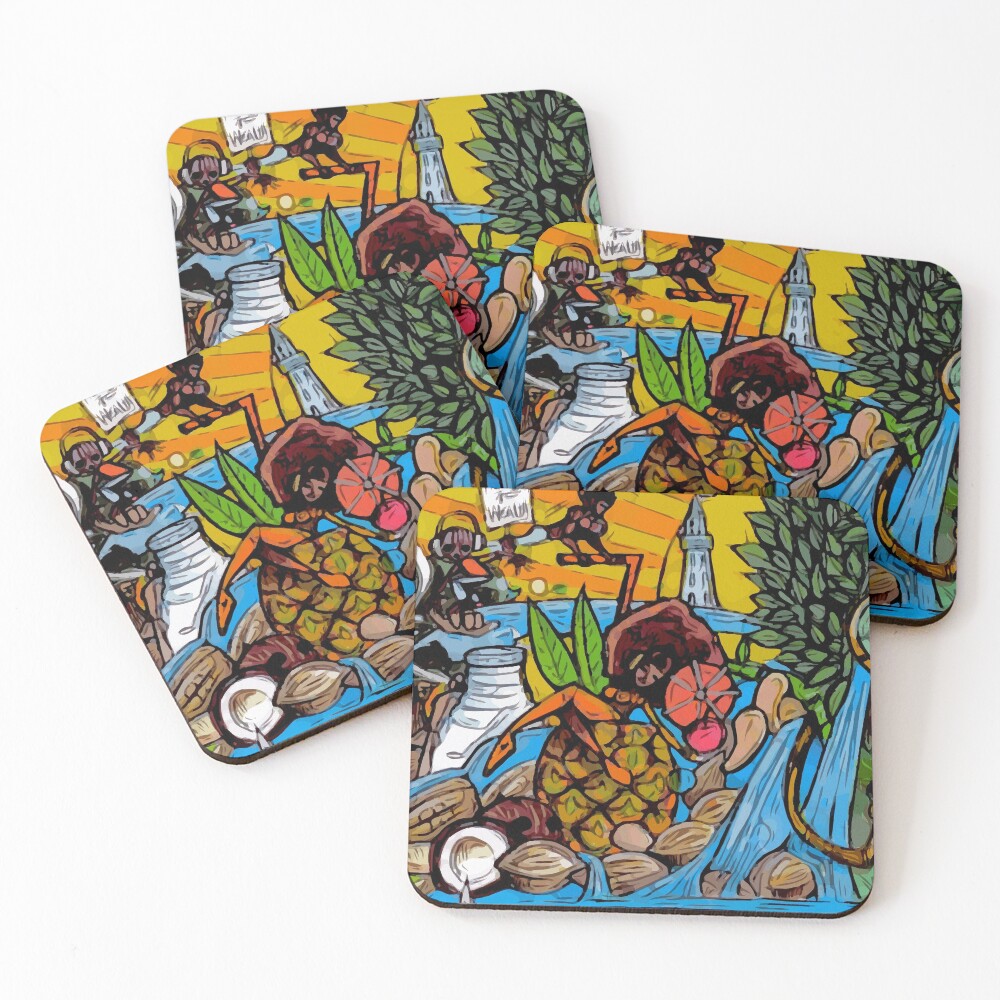 Item preview, Coasters (Set of 4) designed and sold by BroBoze.