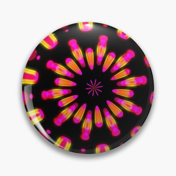 Artikelvorschau, Pink Psychedelic Graphic with Yellow Glow Pulsating Light Effect entworfen und verkauft von IncrediVFX.