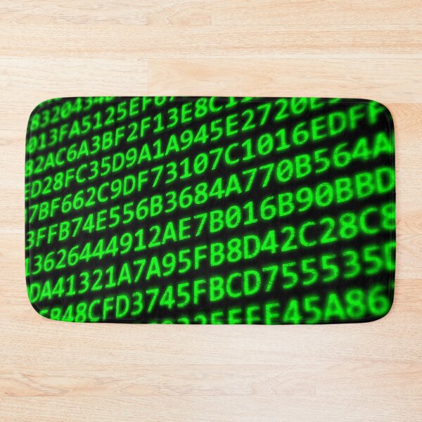 Item preview, Hexadecimal Code Program Digits on Dark Computer Monitor Screen designed and sold by IncrediVFX.