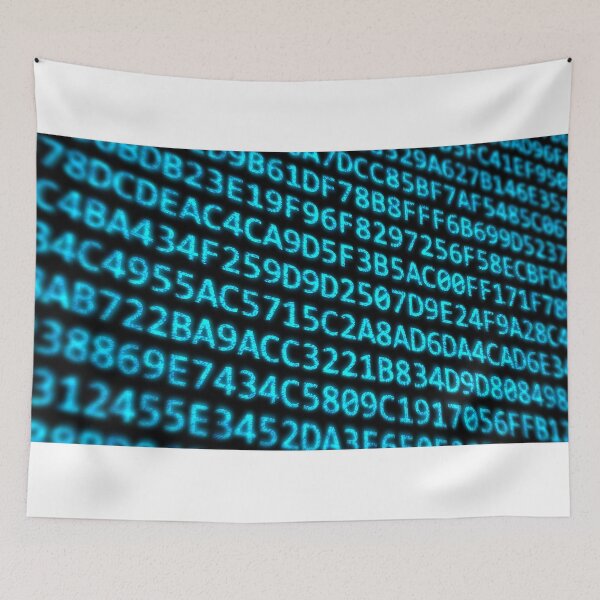 Item preview, Hexadecimal Code Program Digits on Digital Computer Monitor Screen designed and sold by IncrediVFX.
