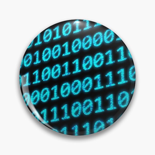 Item preview, Binary Code Program Digits on Digital Computer Monitor Screen designed and sold by IncrediVFX.