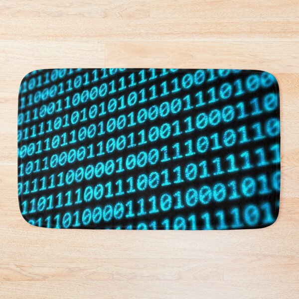 Item preview, Binary Code Program Digits on Digital Computer Monitor Screen designed and sold by IncrediVFX.