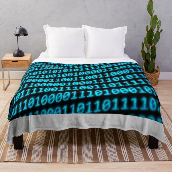 Item preview, Binary Code Program Digits on Digital Computer Monitor Screen designed and sold by IncrediVFX.