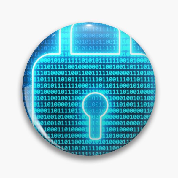 Item preview, Abstract Binary Digital Padlock Computer Cyber Security Concept designed and sold by IncrediVFX.