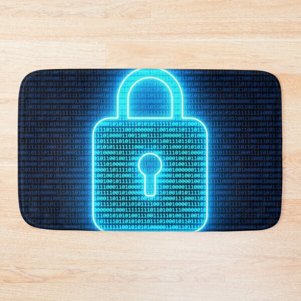 Item preview, Abstract Binary Digital Padlock Computer Cyber Security Concept designed and sold by IncrediVFX.