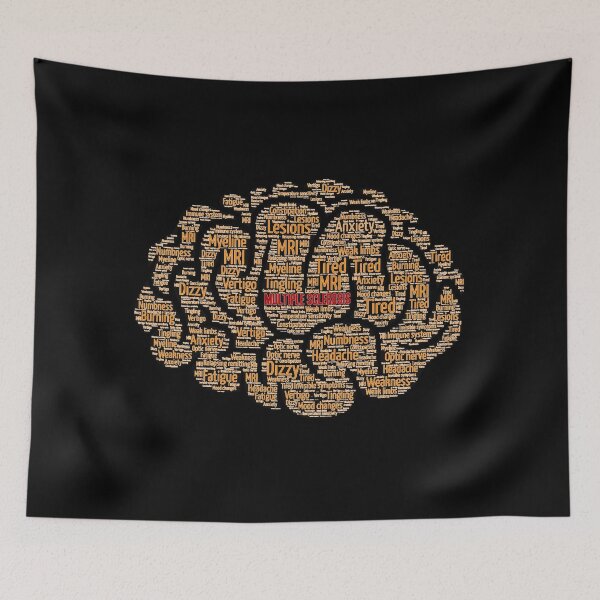 Item preview, Multiple Sclerosis (MS) Brain - Awareness designed and sold by MustaFighter.