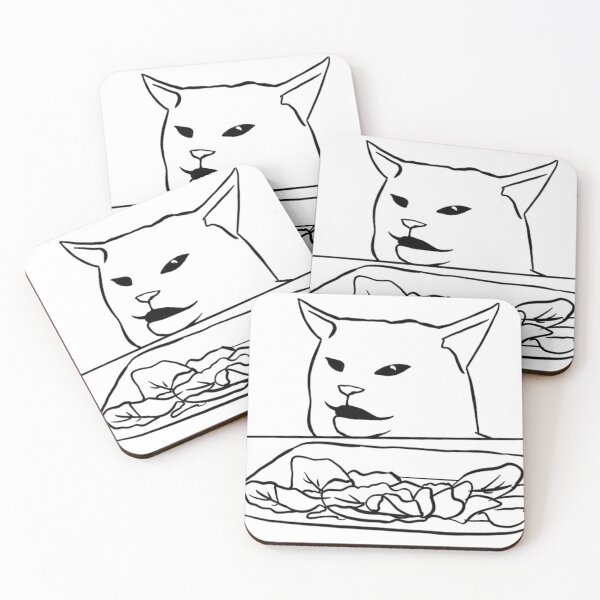 Item preview, Meme Cat with Salad designed and sold by MaddysArts.