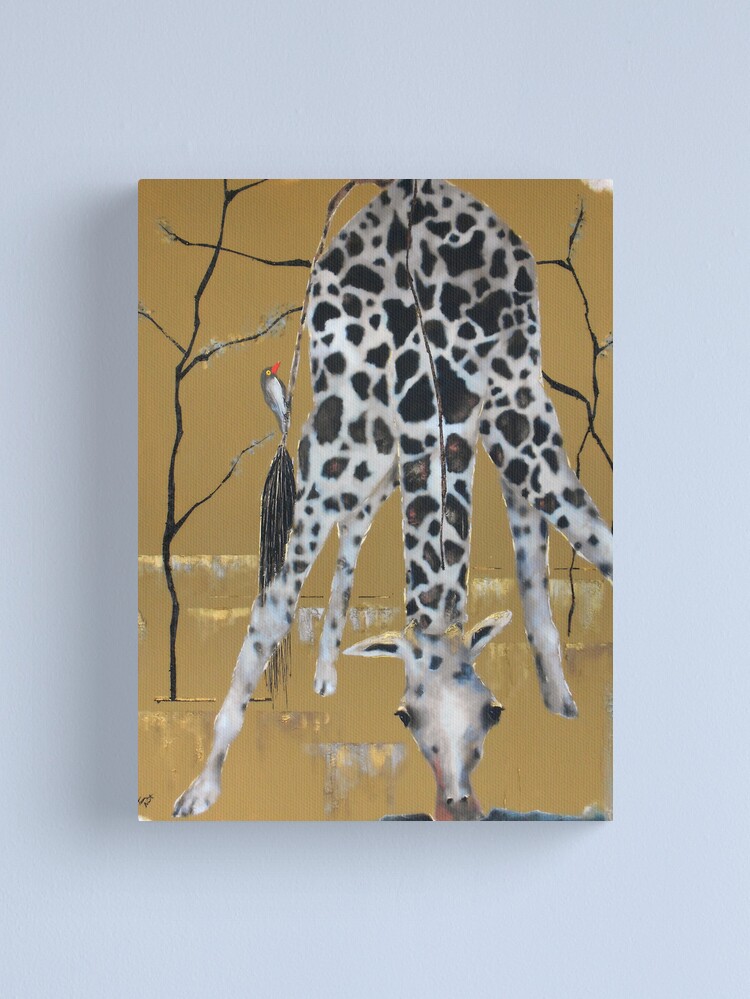 Alternate view of Bird and Giraffe Canvas Print
