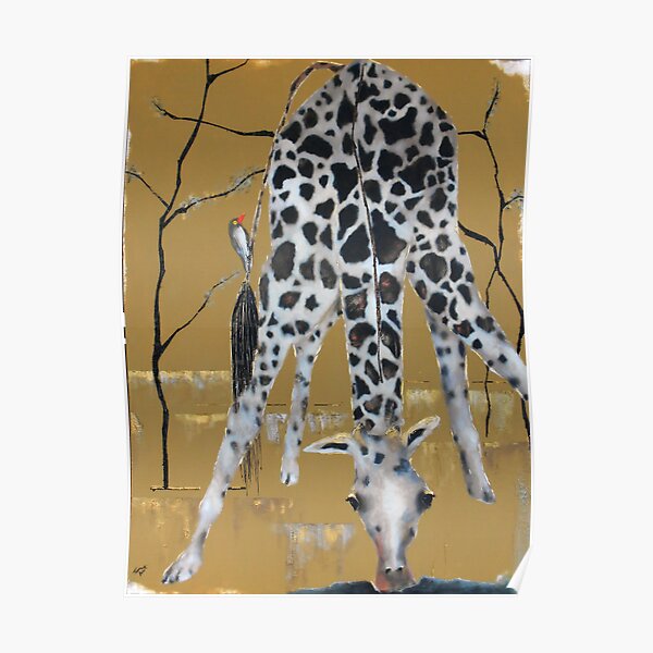Bird and Giraffe Poster