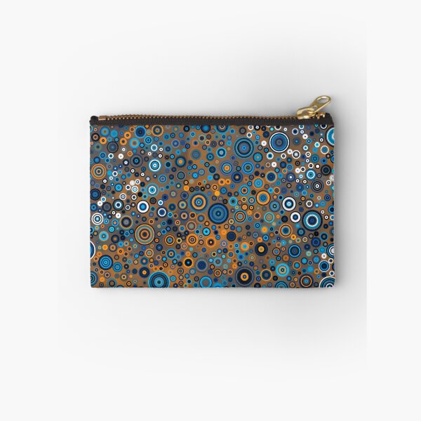 Item preview, Blue and Orange Random Circles designed and sold by GenuineBurke.